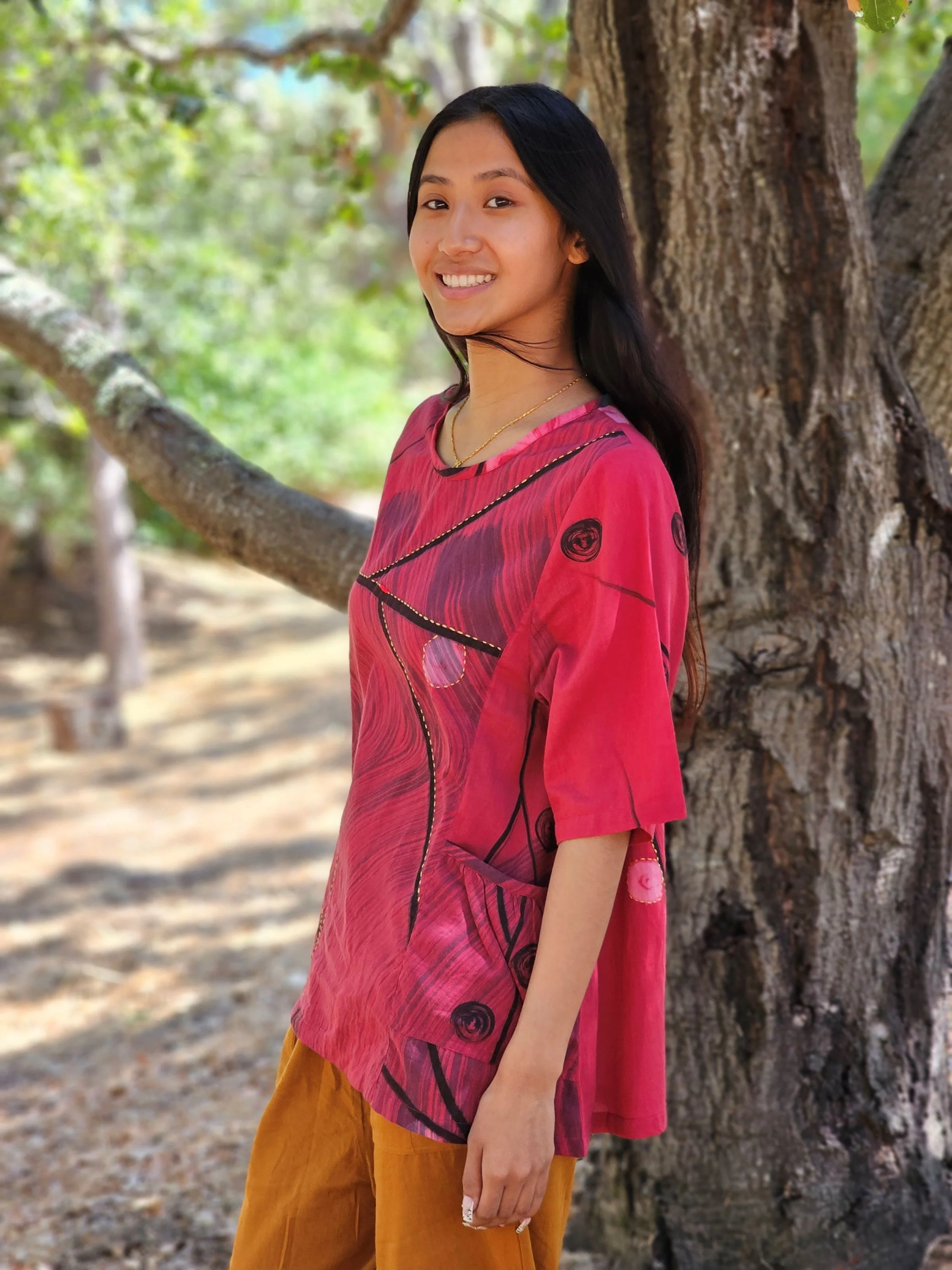 トップス and wander / 17AW Thermo flannel tunic 楽天市場】and wander アンドワンダー サーモライト ネル